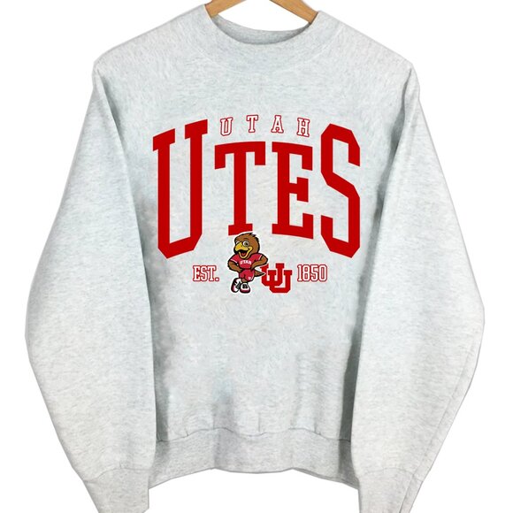 Utah Utes NCAA Shirt Sweatshirt Retro - Picture 1 of 2
